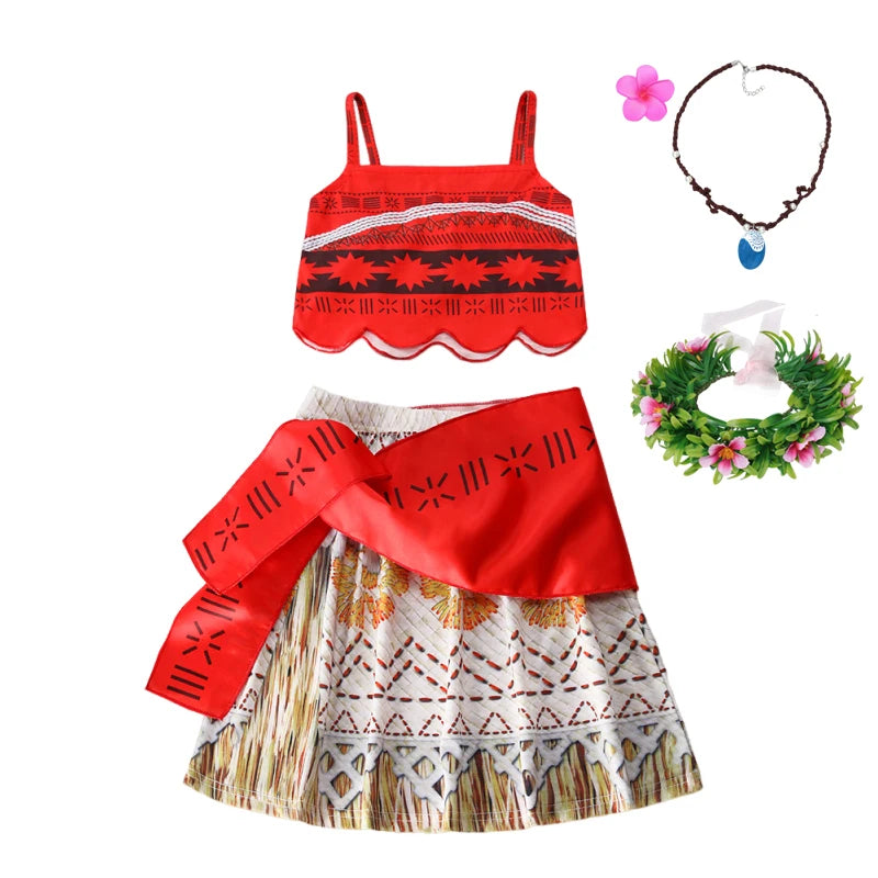 Princess Costume Dress – Kids Summer Cosplay Outfit for Party