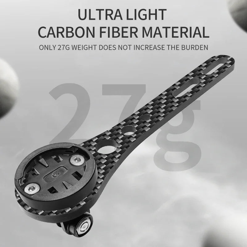 Carbon Fiber Bike Computer Mount – 143mm 165mm Holder for Road Mountain Bikes