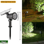 RGB Solar LED Spotlights – Waterproof Landscape Lighting for Garden Yard