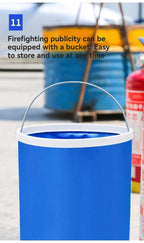 Collapsible Oxford Folding Bucket – Waterproof Portable Basin for Car Washing
