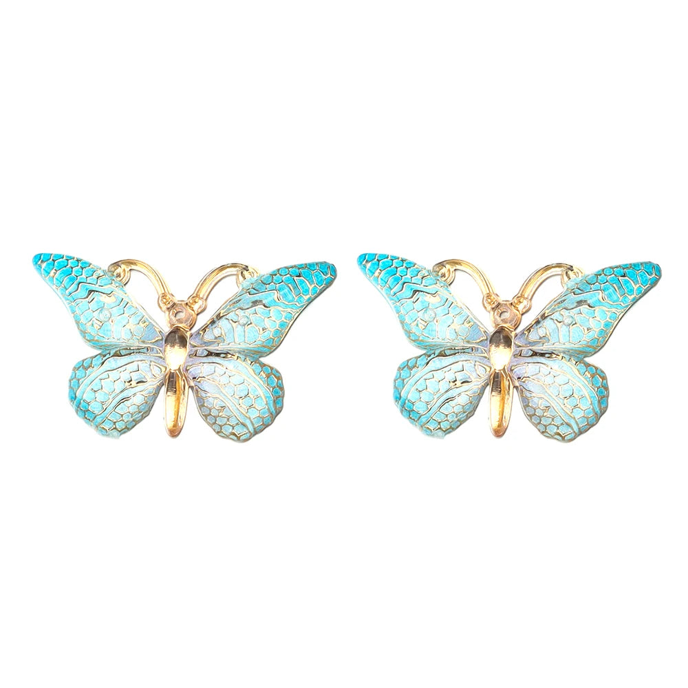 Acrylic Butterfly Beads – 25x38mm Gradient Charms for DIY Jewelry Making