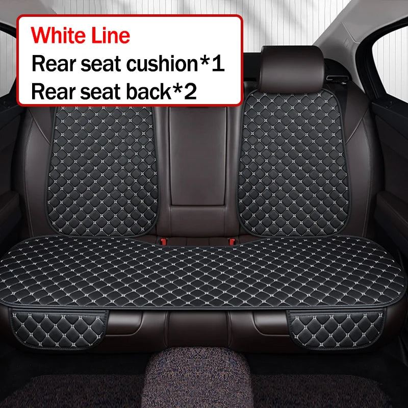 Universal PU Leather Car Seat Cover – Minimalist Soft Cushion for Auto Interior