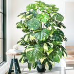 Artificial Tropical Leaf Plant – 60-103cm Potted Faux Greenery for Home Decor
