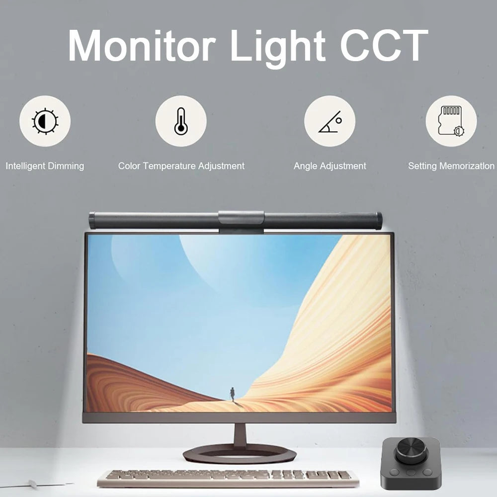 TUYA LED Monitor Light Bar – Remote Controlled E-Reading Lamp for Office