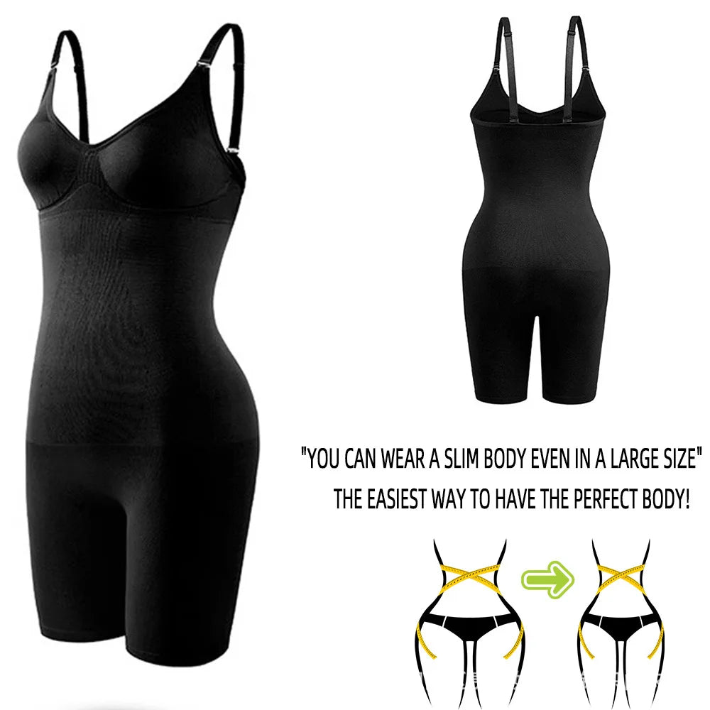 One-Piece Shapewear Bodysuit – Slimming Hip Lift Corset for Tummy Control
