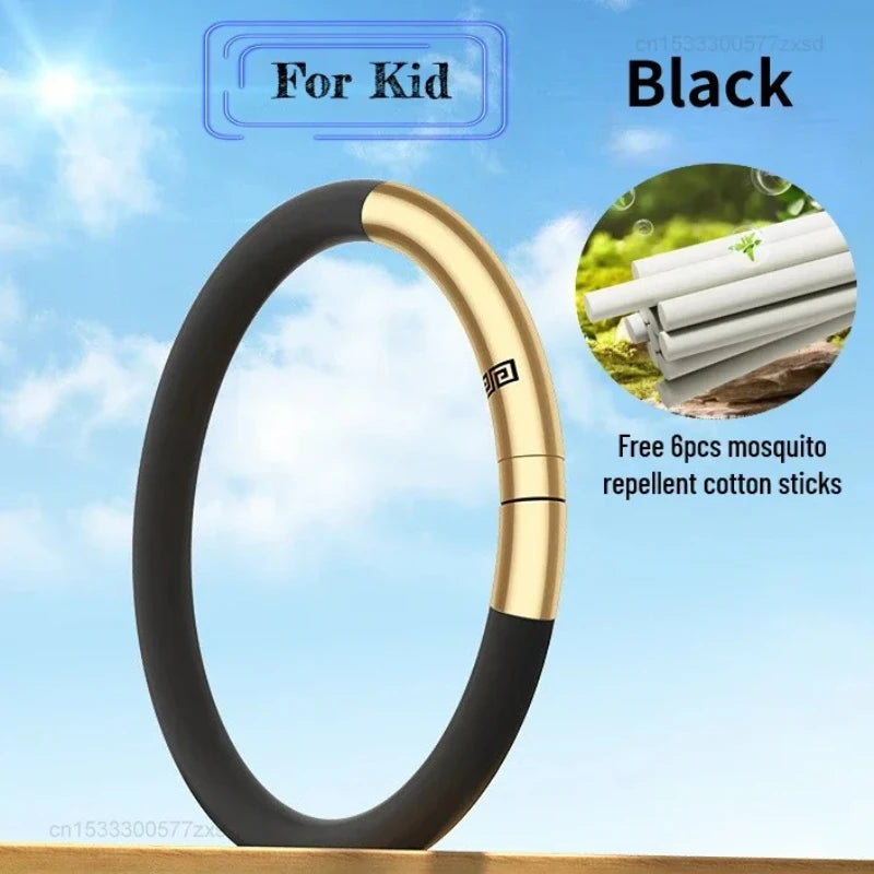Essential Oil Mosquito Repellent Bracelet – Waterproof Wristband for Outdoor Travel