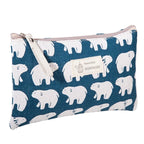 Canvas Small Cosmetic Bag – Portable Makeup Organizer for Travel