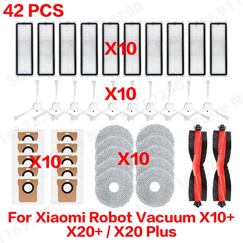 Vacuum Replacement Parts – Brushes and Filters for Xiaomi Robot Cleaners