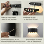 Aluminum LED Wall Lamp – IP65 Waterproof Lighting for Indoor and Outdoor