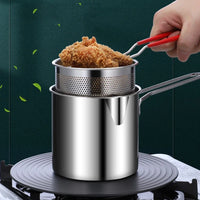 Stainless Steel Deep Fryer – Multifunctional Pot for French Fries and Chicken