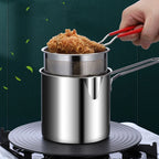 Stainless Steel Deep Fryer – Multifunctional Pot for French Fries and Chicken