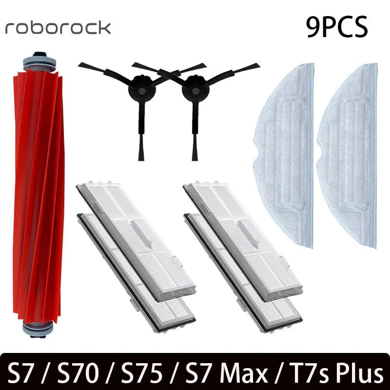 Vacuum Replacement Parts – Main Brush Hepa Filter for Roborock S7 Series