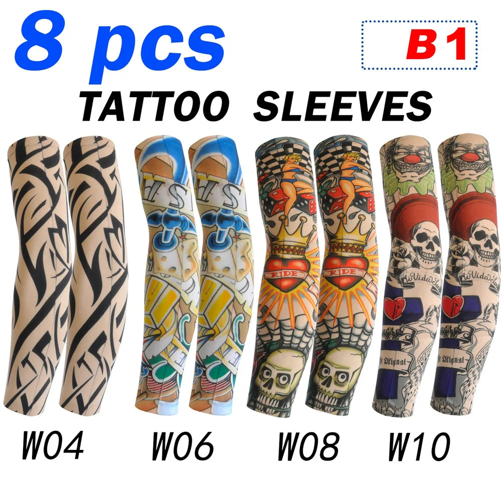 Tattoo Sleeves – Elastic Sun Protection for Outdoor Cycling and Sports