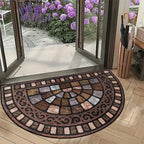 Retro Non-Slip Entrance Mat – Wear-Resistant Absorbent Rug for Home Decor