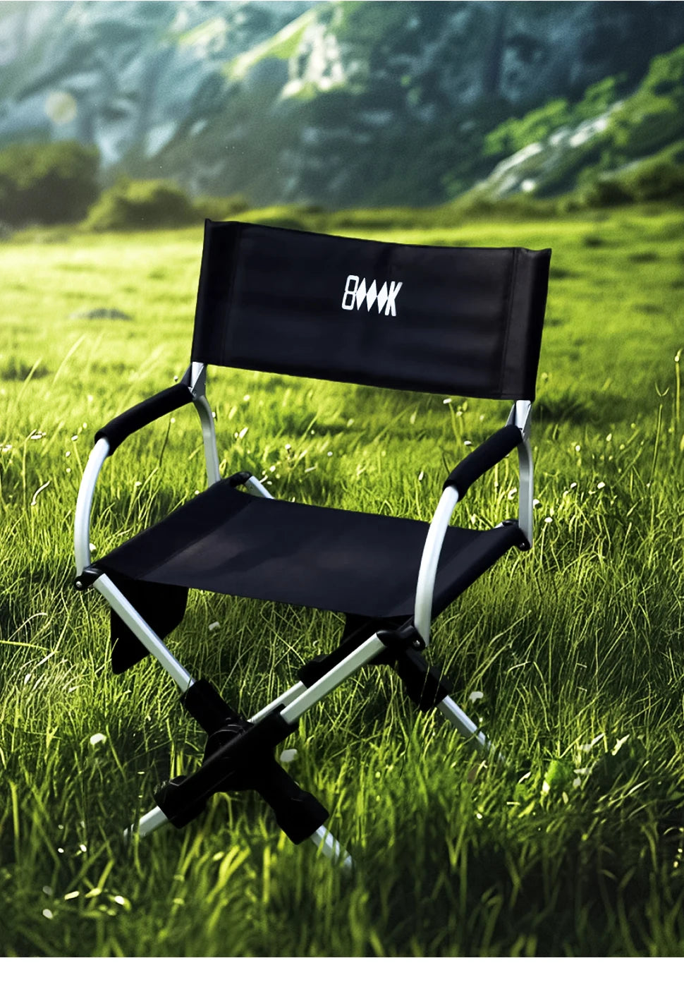 Foldable Director Chair – Aluminum Alloy for Camping Beach and Fishing