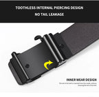 Genuine Leather Automatic Belt – Luxury Metal Buckle Strap for Men