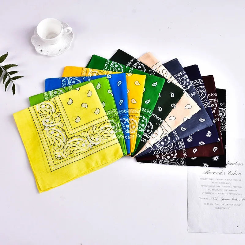 Bohemian Paisley Bandana – Multi-Use Headband for Outdoor Sports