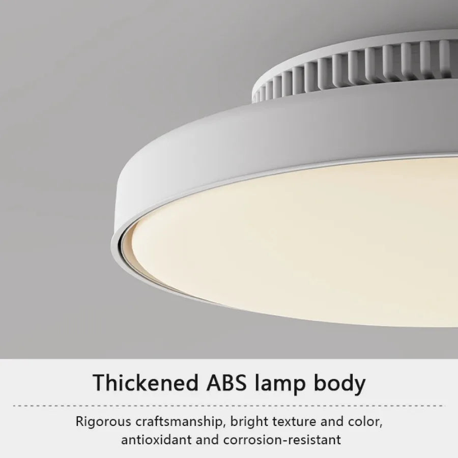 Bladeless Ceiling Fan Light – 6-Speed Remote Dimmable Fixture for Home Decor
