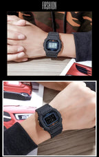 Digital Sport Watch – Multifunctional Retro Timepiece for Men