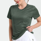 Women's Ultralight Compression Shirt – Quick Dry Sport Top for Running Gym