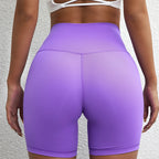 Compression Yoga Shorts – Moisture-Wicking Leggings for Gym and Cycling