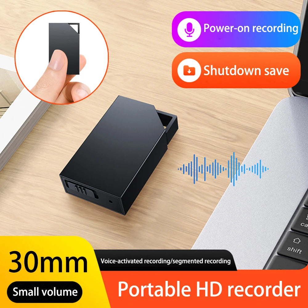 Digital Voice Recorder – Ultra-Thin Audio Dictaphone for Professional Meetings
