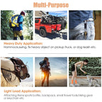 Nylon Tactical Glove Hook – Durable Carabiner Clip for Outdoor Camping