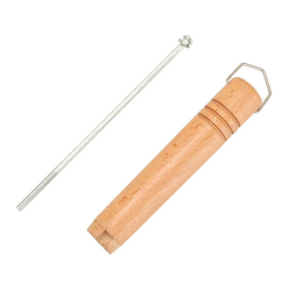 Wooden Pan Handle Replacement – 150x26mm Grip for Cookware Repair