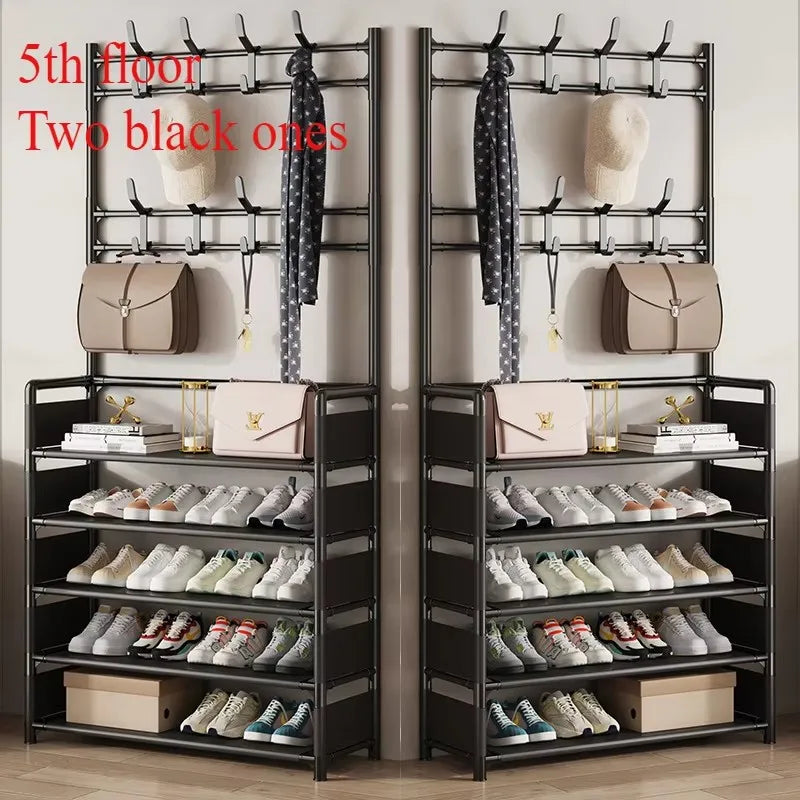Multi-Layer Shoe Rack – Floor-Standing Organizer for Entryway and Closet Storage