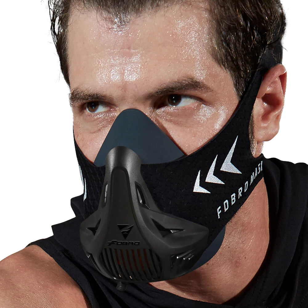 Elevation Training Mask – Black Fitness Gear for Running and Gym Workouts