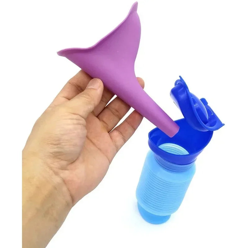 Portable Shrinkable Urinal – Emergency Pee Bottle for Travel Camping Kids