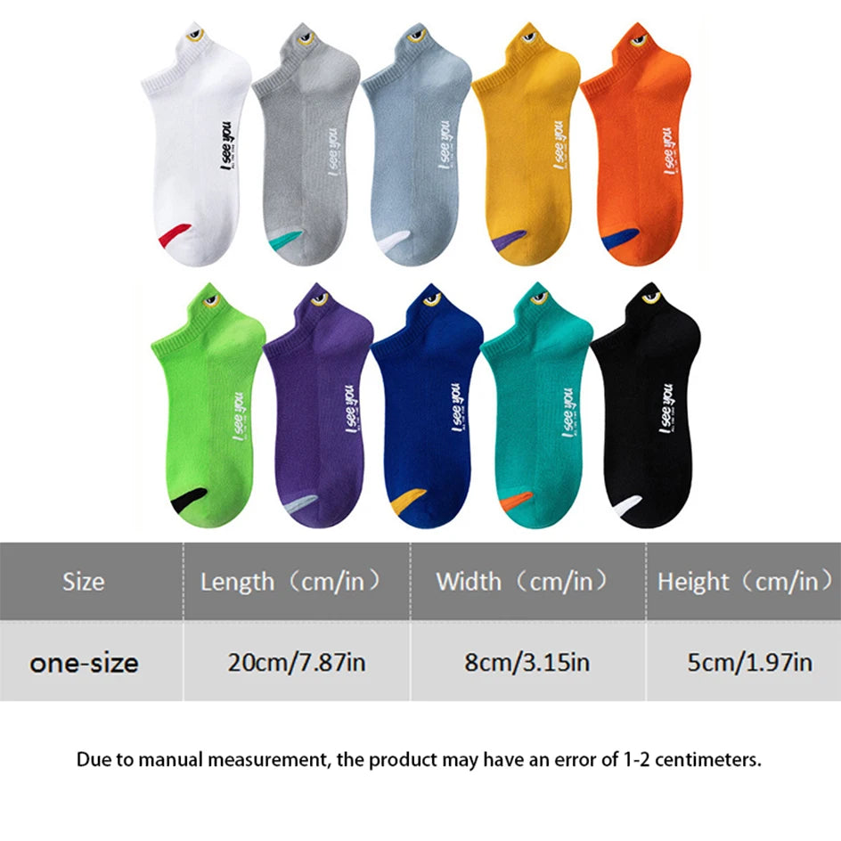 Breathable Ankle Socks – Thin Low-Cut Athletic Wear for Men and Women