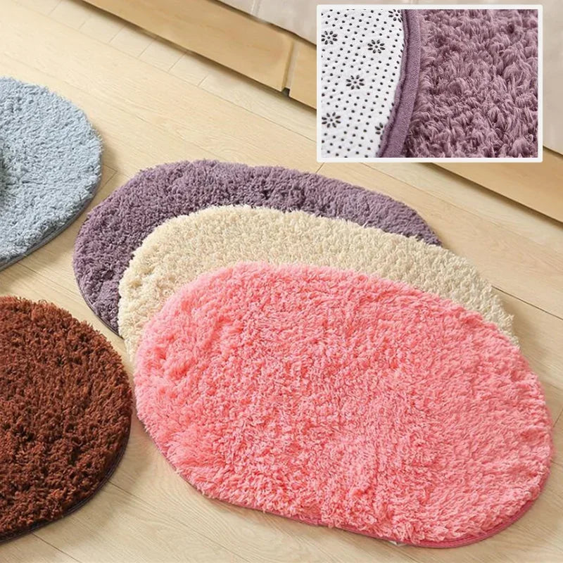 Absorbent Microfiber Floor Mat – Non-Slip Bathroom Rug for Home Decor