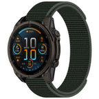 Nylon Hook and Loop Sport Strap – Adjustable Wristband for Garmin Fenix Series