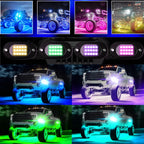 RGB LED Underglow Chassis Lights – Waterproof Exterior Decoration for Off-Road Trucks