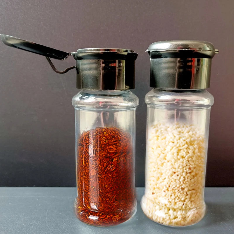 Glass Spice Jars – 100ML Seasoning Containers for Kitchen Storage and BBQ