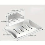 Stainless Steel Soap Dish – Wall Mounted Holder for Bathroom Shower