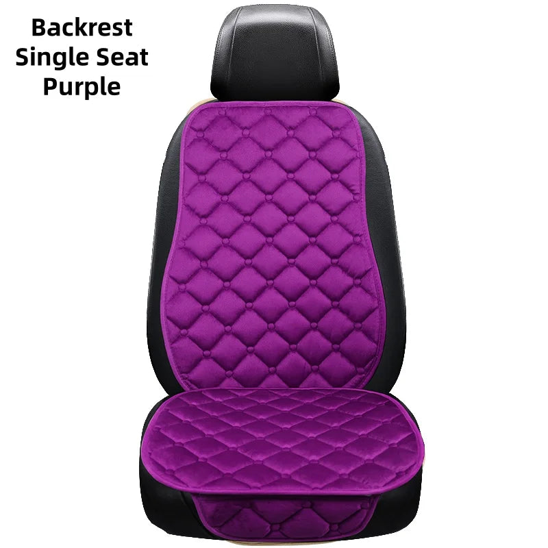 Universal Plush Car Seat Cushion – Winter Warmth for Automotive Interior