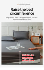 Waterproof Fitted Mattress Protector – Elastic Bed Cover for Home Bedding