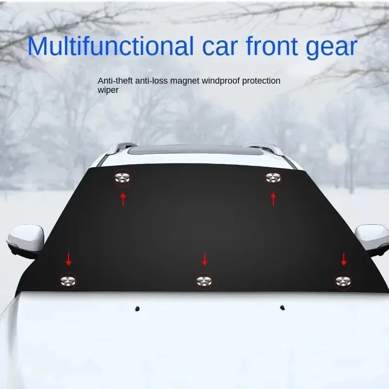 Magnetic Windshield Snow Cover – Insulated Frost Shield for Winter Car Care