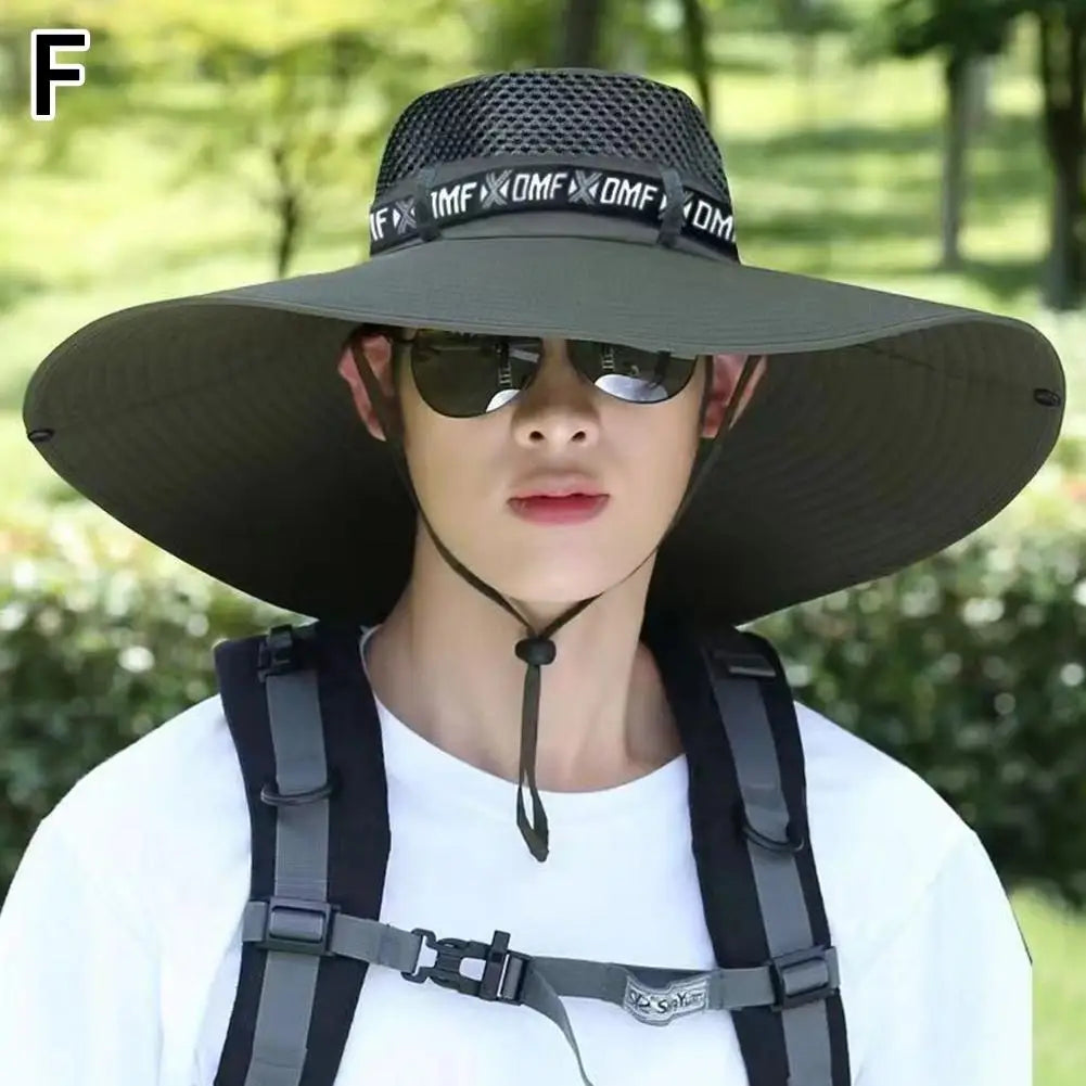 Breathable Mesh Sun Hat – Unisex UV Protection for Fishing and Hiking