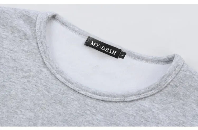 Thermal Fleece T-Shirt – Men's Long-Sleeved Velvet Padded Base Layer for Winter