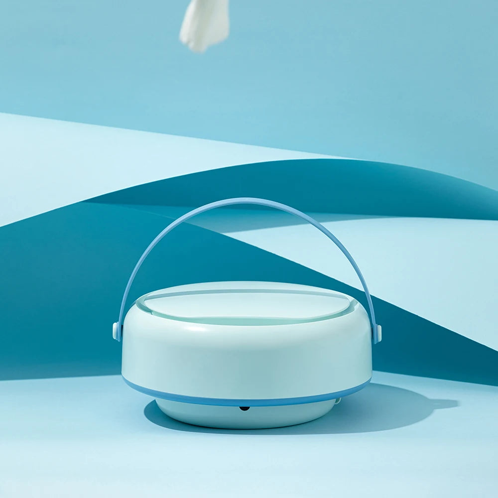 Portable Folding Washing Machine – Ultrasonic Mini Washer for Travel and Home