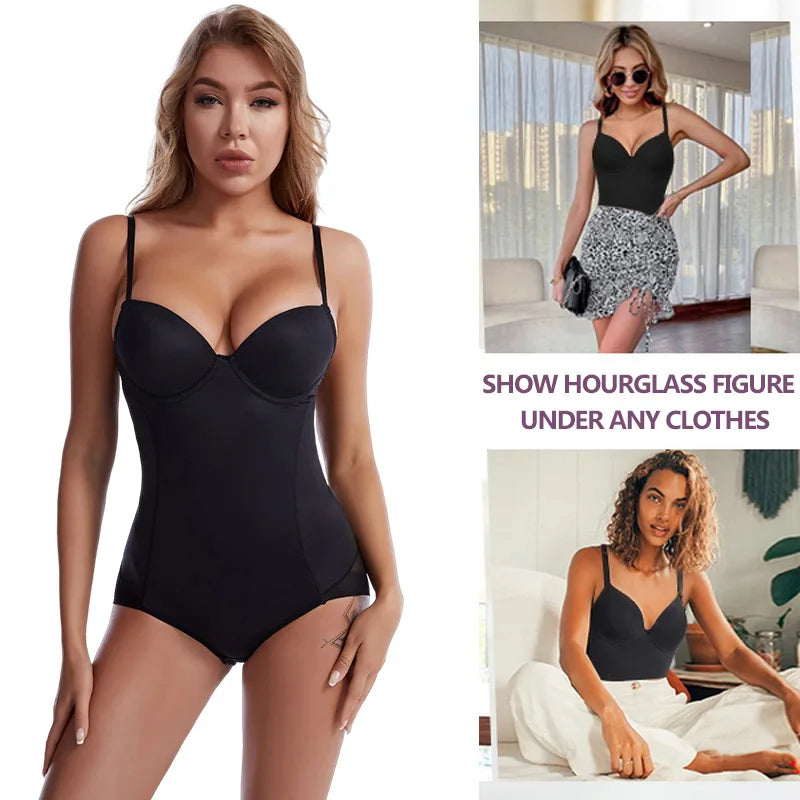 Slimming Shapewear Bodysuit – Tummy Control Underwire for Women Body Shaping