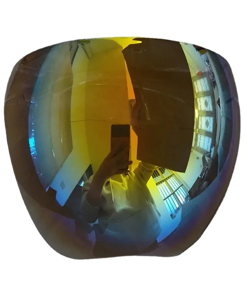 Punk Goggle Face Mask – UV Resistant Oversized Visor for Riding and Cosplay