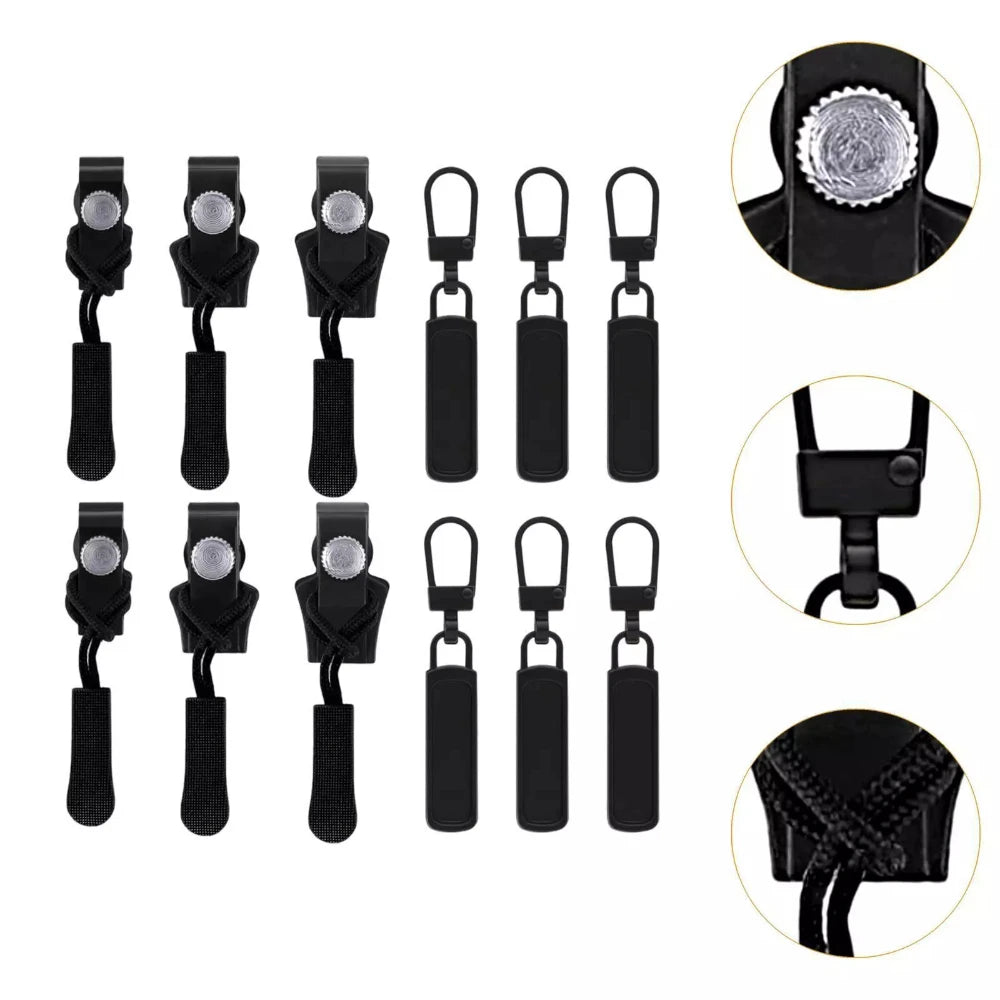 Universal Removable Zipper Pulls – Replacement Repair Kit for Clothing