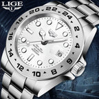 Luxury Steel Quartz Watch – Waterproof Military Sport Accessory for Men