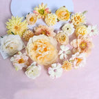 Mixed Silk Rose Artificial Flowers – Floral Decor for Weddings and DIY Crafts