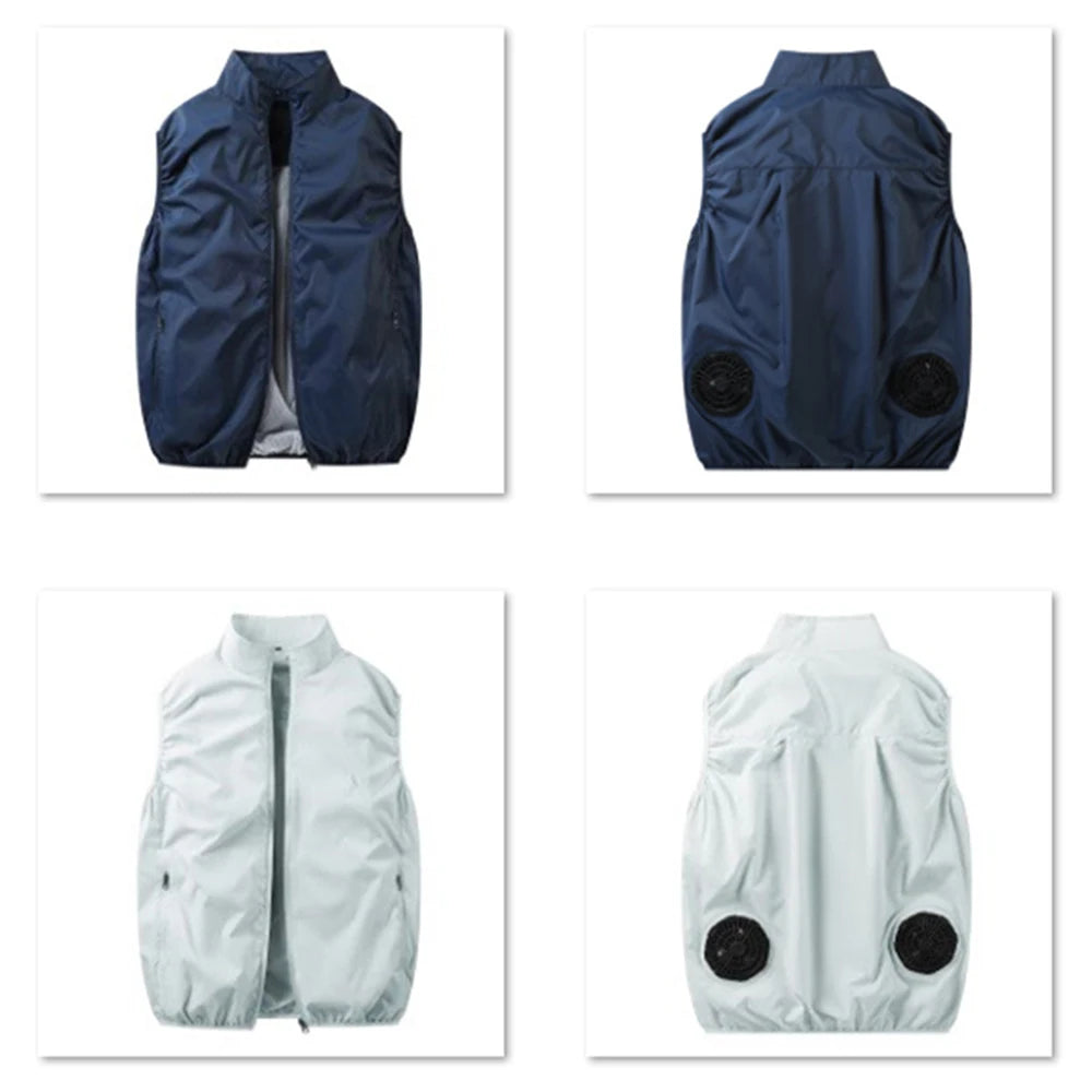 Air-Conditioned Cooling Vest – 13-Hour Fan System for High-Temperature Work
