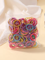 Colorful Nylon Hair Ties – 2cm Elastic Rubber Bands for Baby Girls